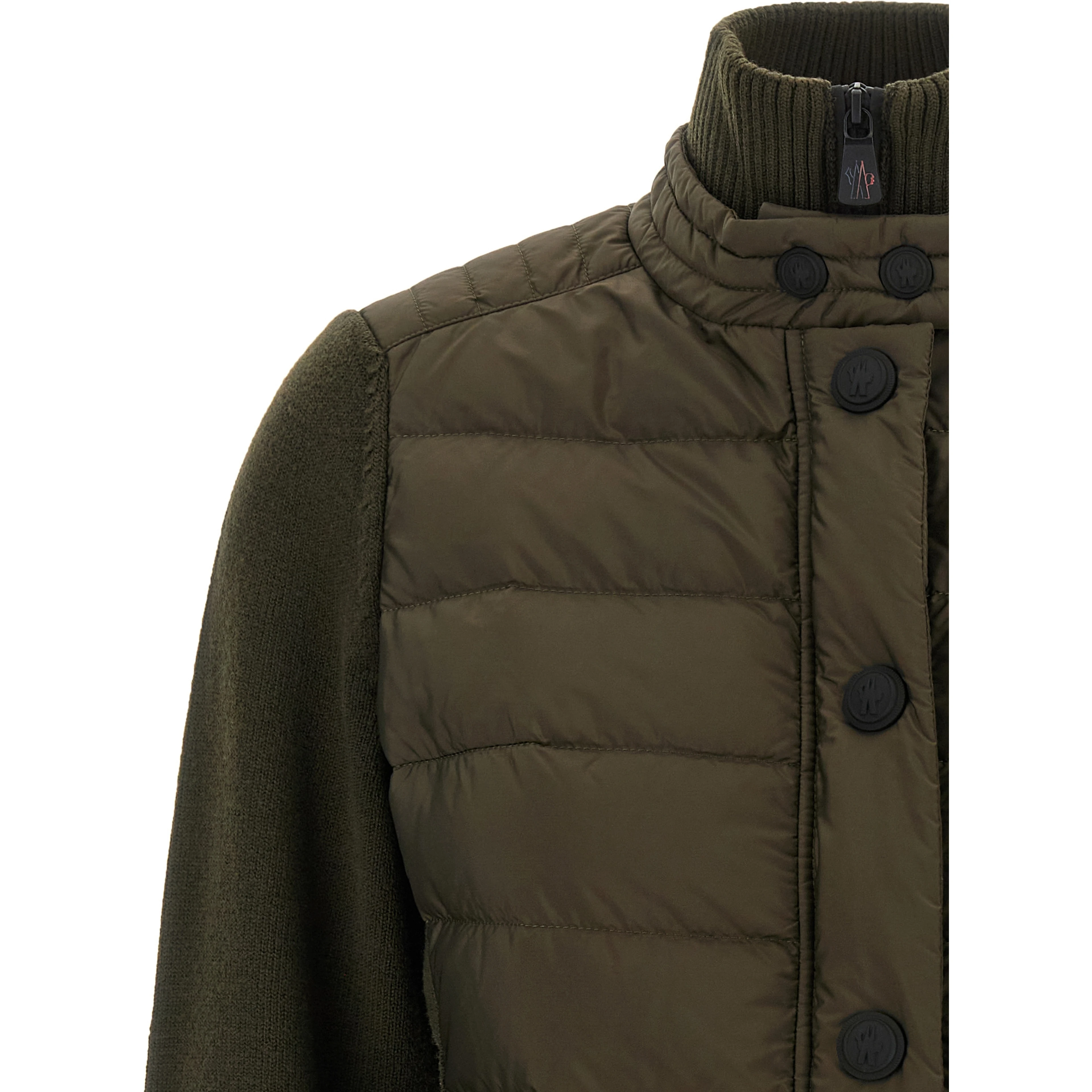 Bicolor Polyamide Cardigan
