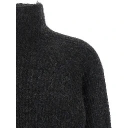 Black Wool Cardigan