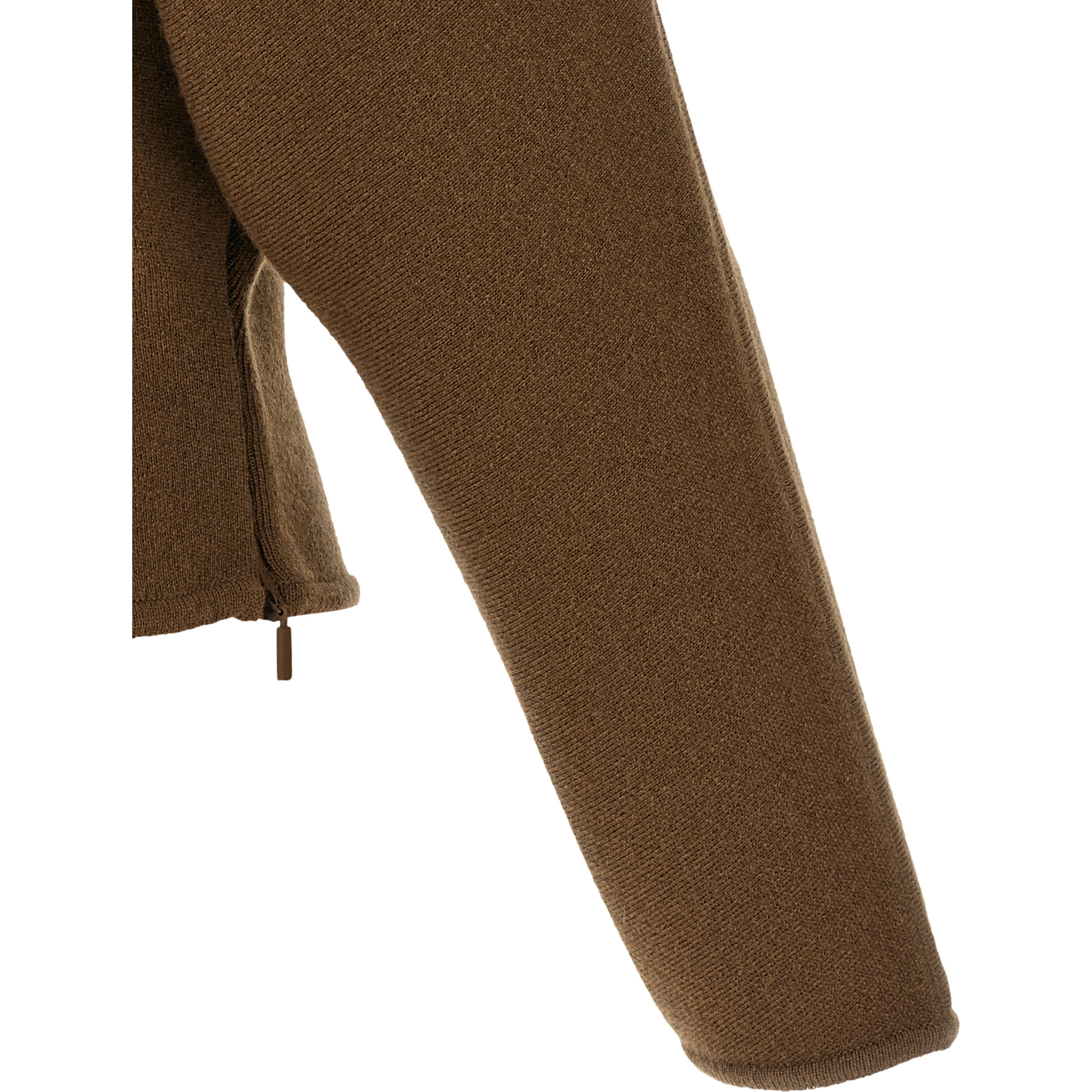Brown Virgin Wool Cardigan