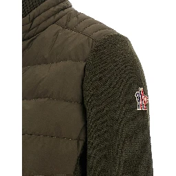 Bicolor Polyamide Cardigan