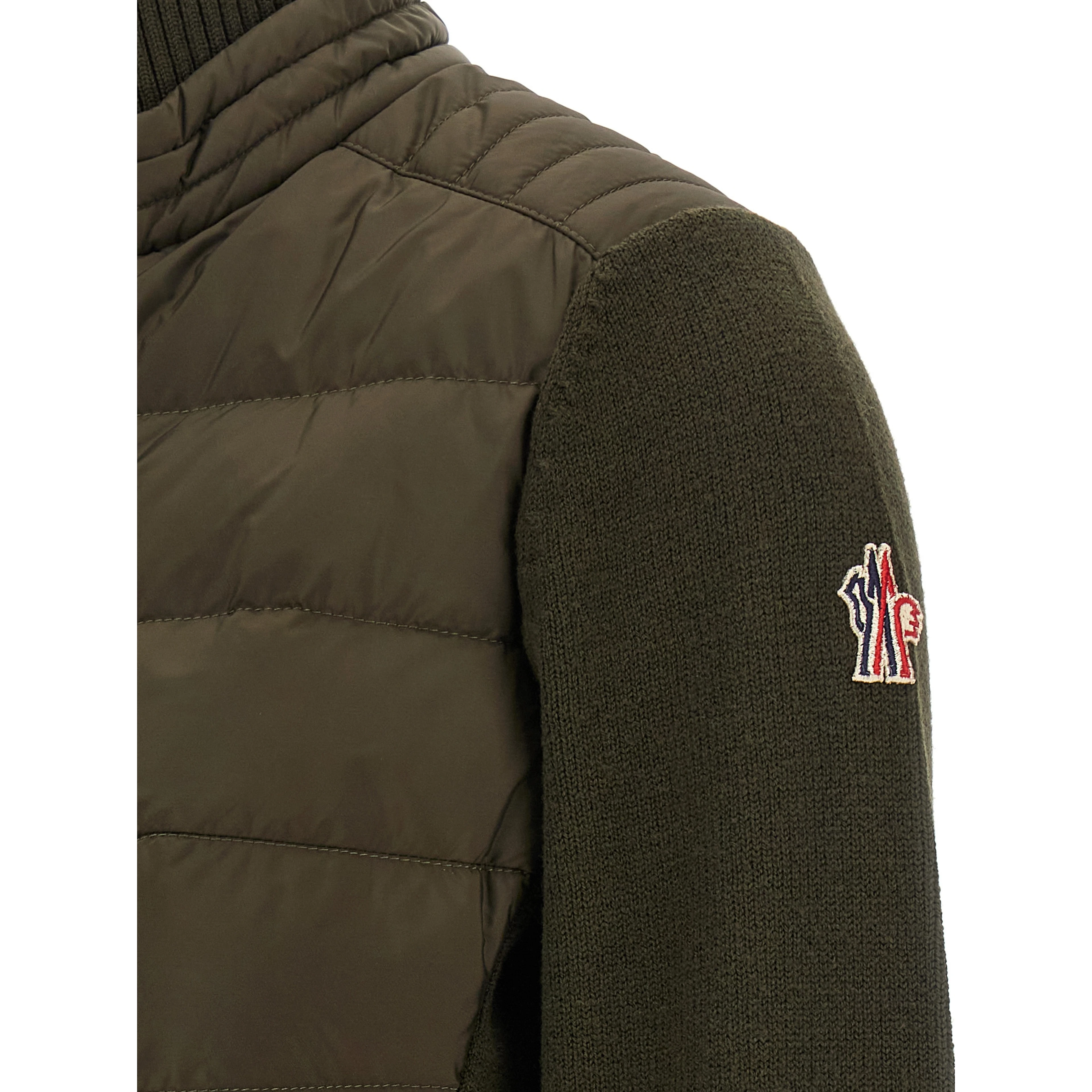 Bicolor Polyamide Cardigan