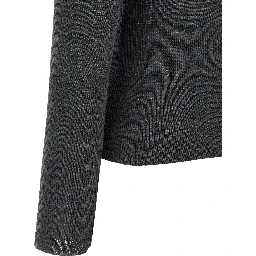 Gray Virgin Wool Cardigan
