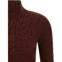 Bordeaux Virgin Wool Cardigan