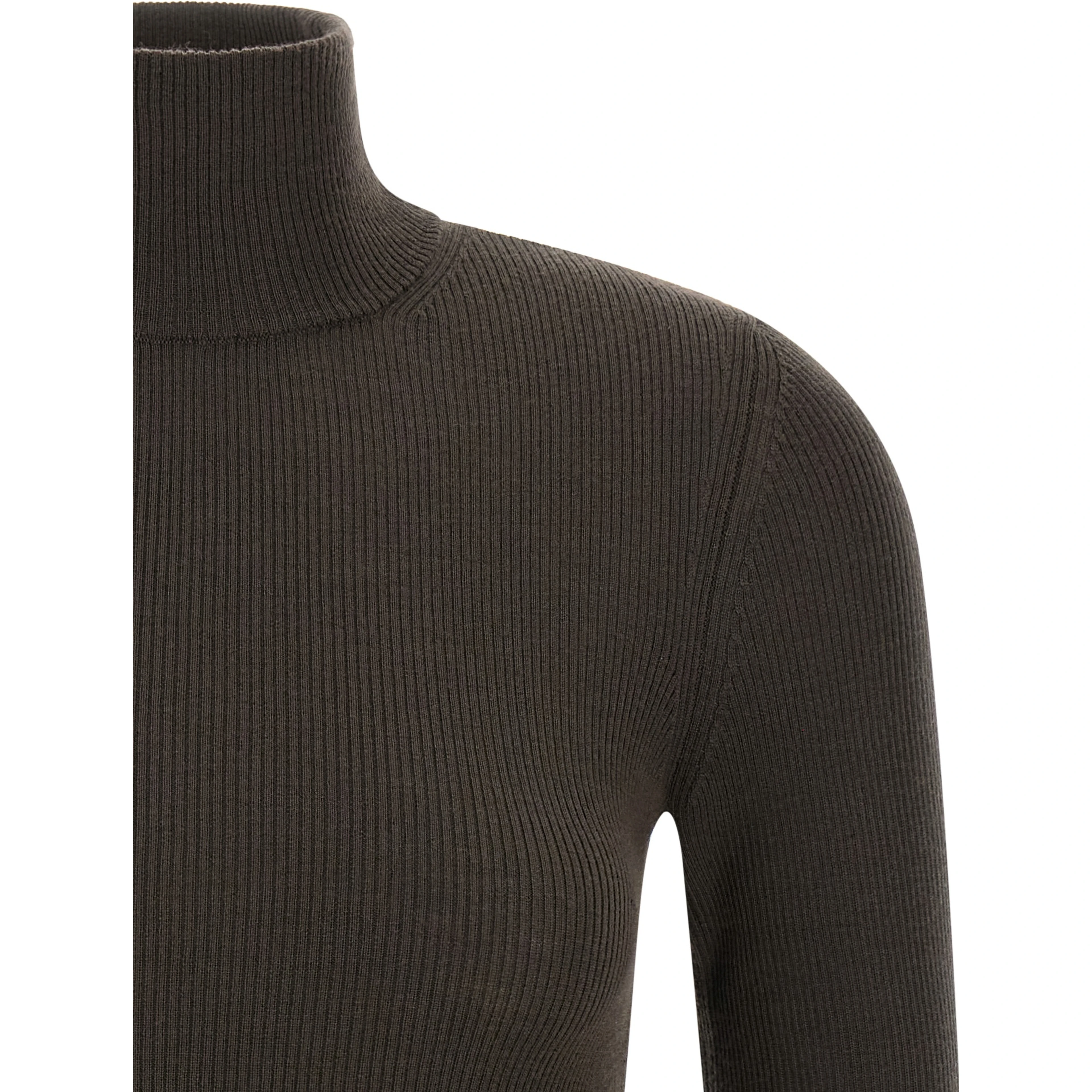 Brown Virgin Wool Cardigan