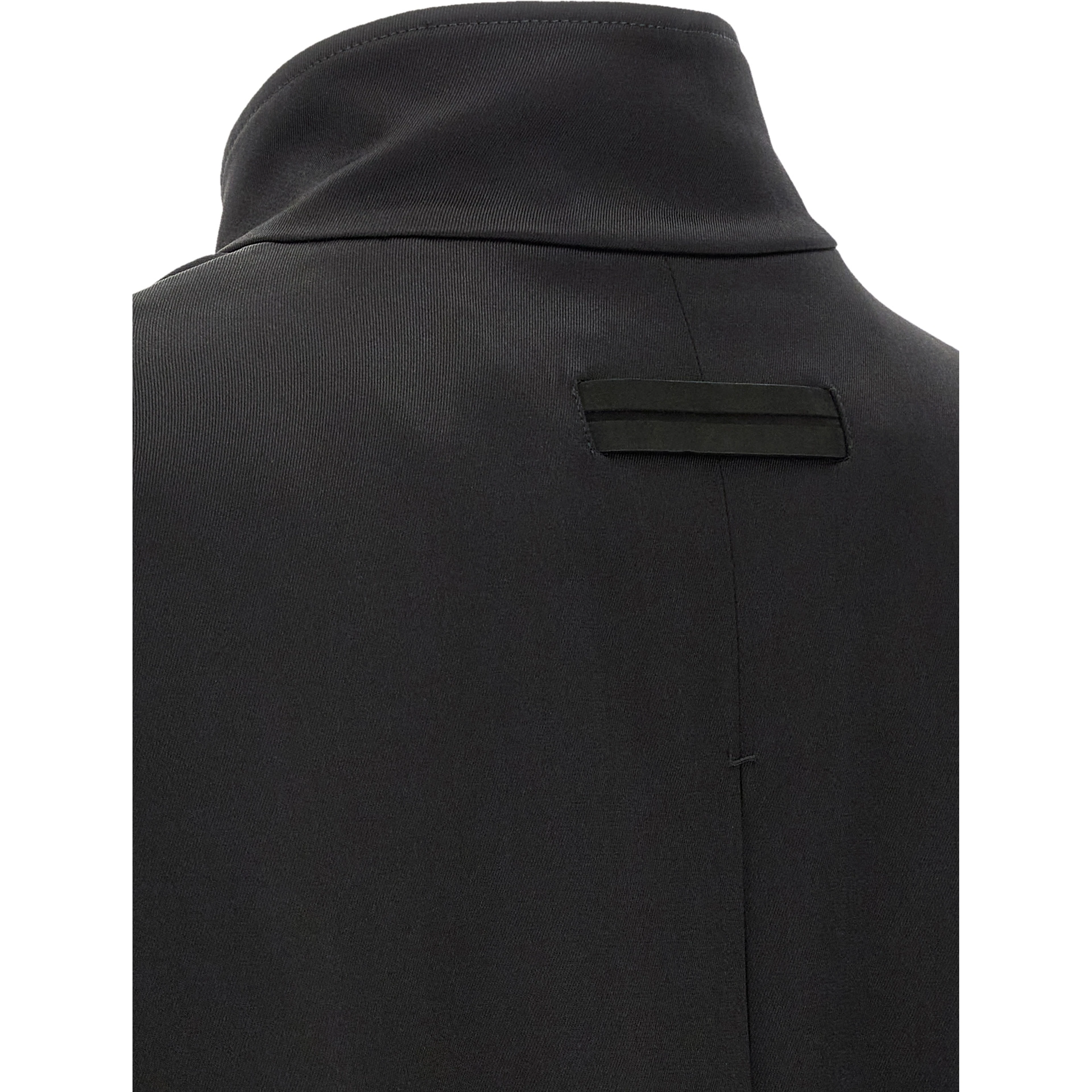 Black Satin Sweatshirt