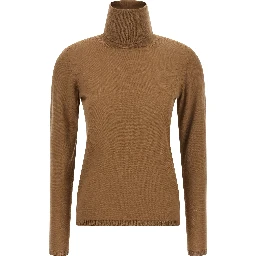 Beige Virgin Wool Cardigan