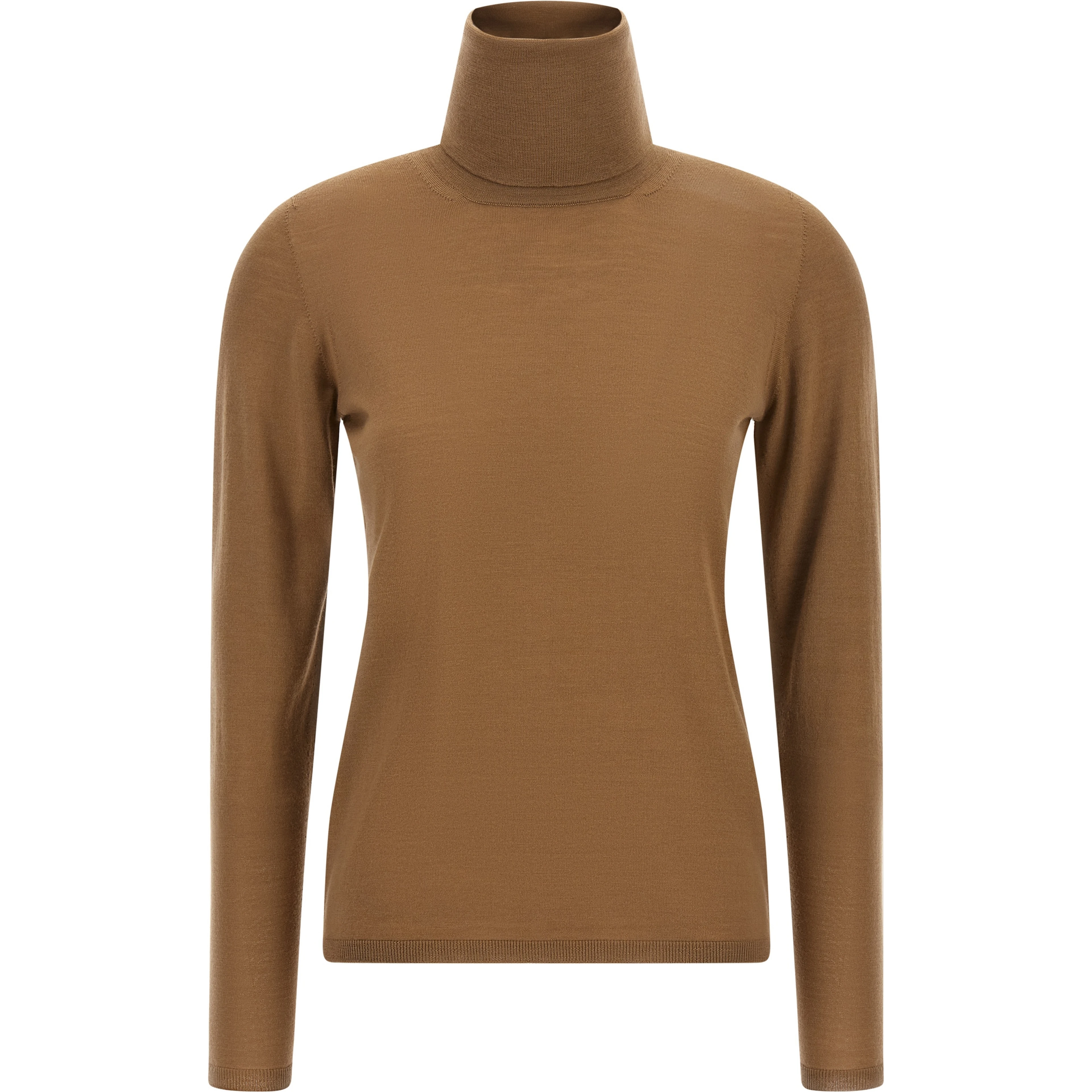 Beige Virgin Wool Cardigan