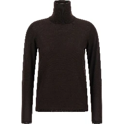 Brown Virgin Wool Cardigan