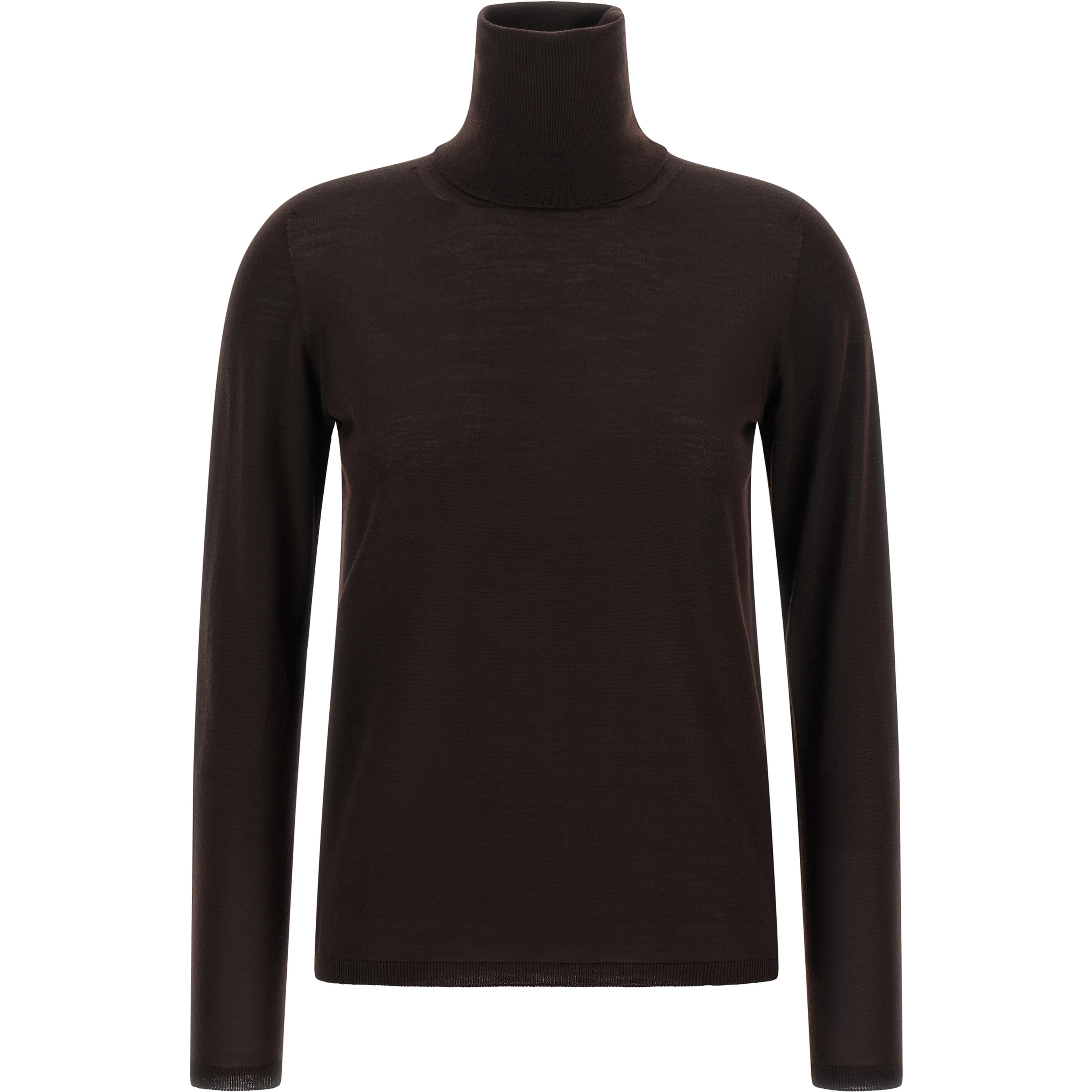 Brown Virgin Wool Cardigan