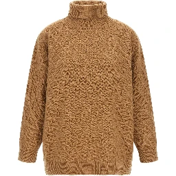 Beige Wool Cardigan