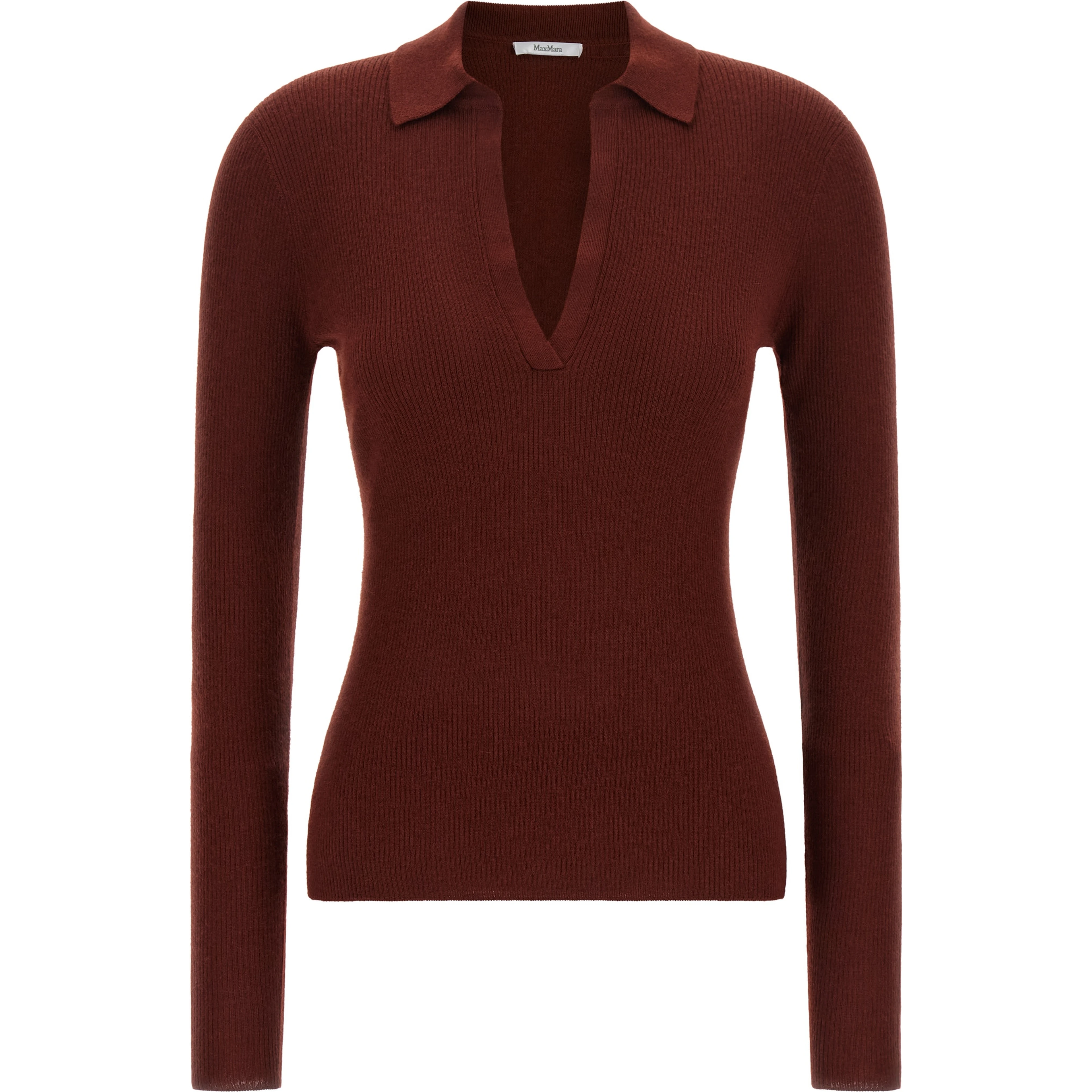 Bordeaux Cashmere Polo Shirt