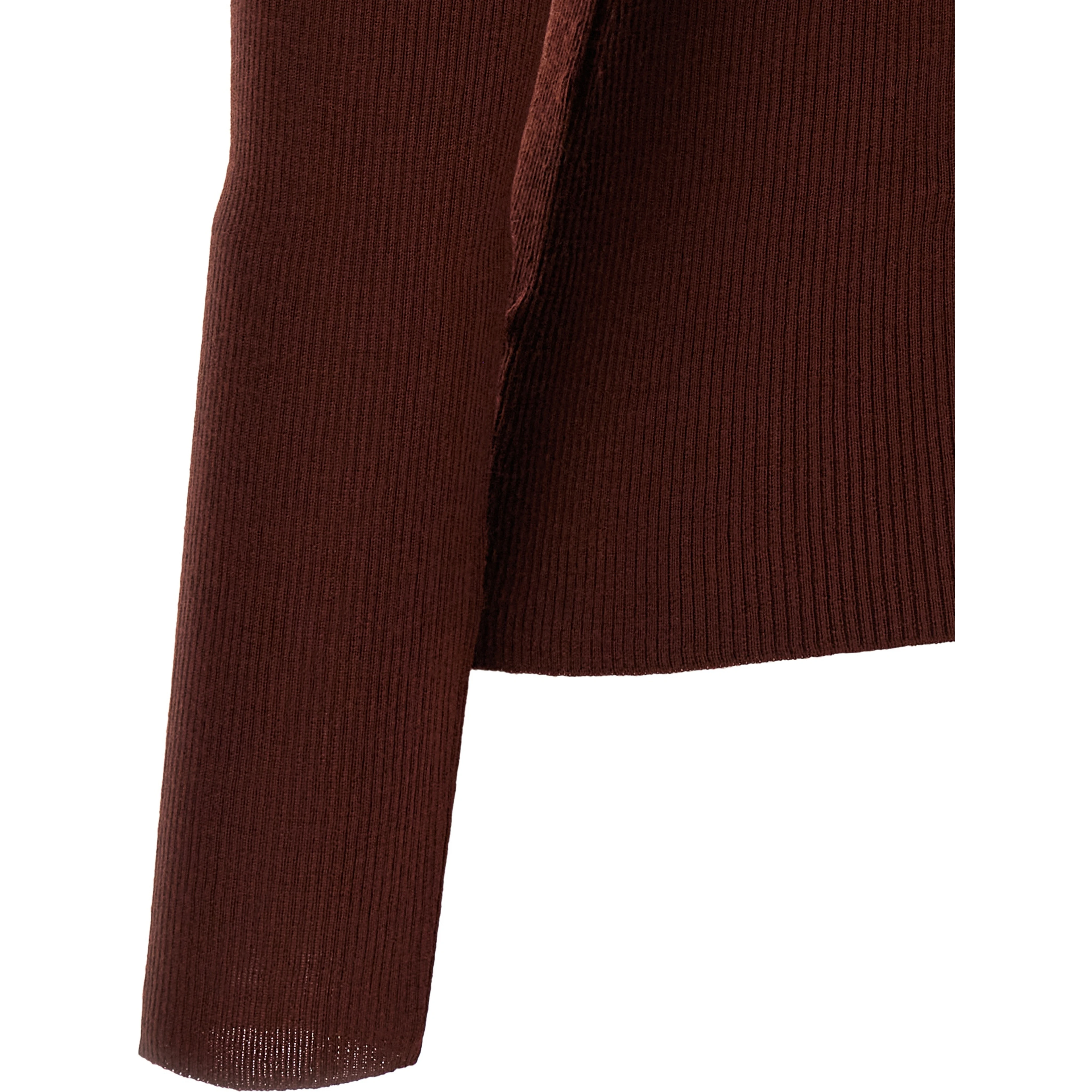 Bordeaux Virgin Wool Cardigan