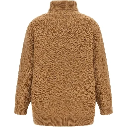 Beige Wool Cardigan