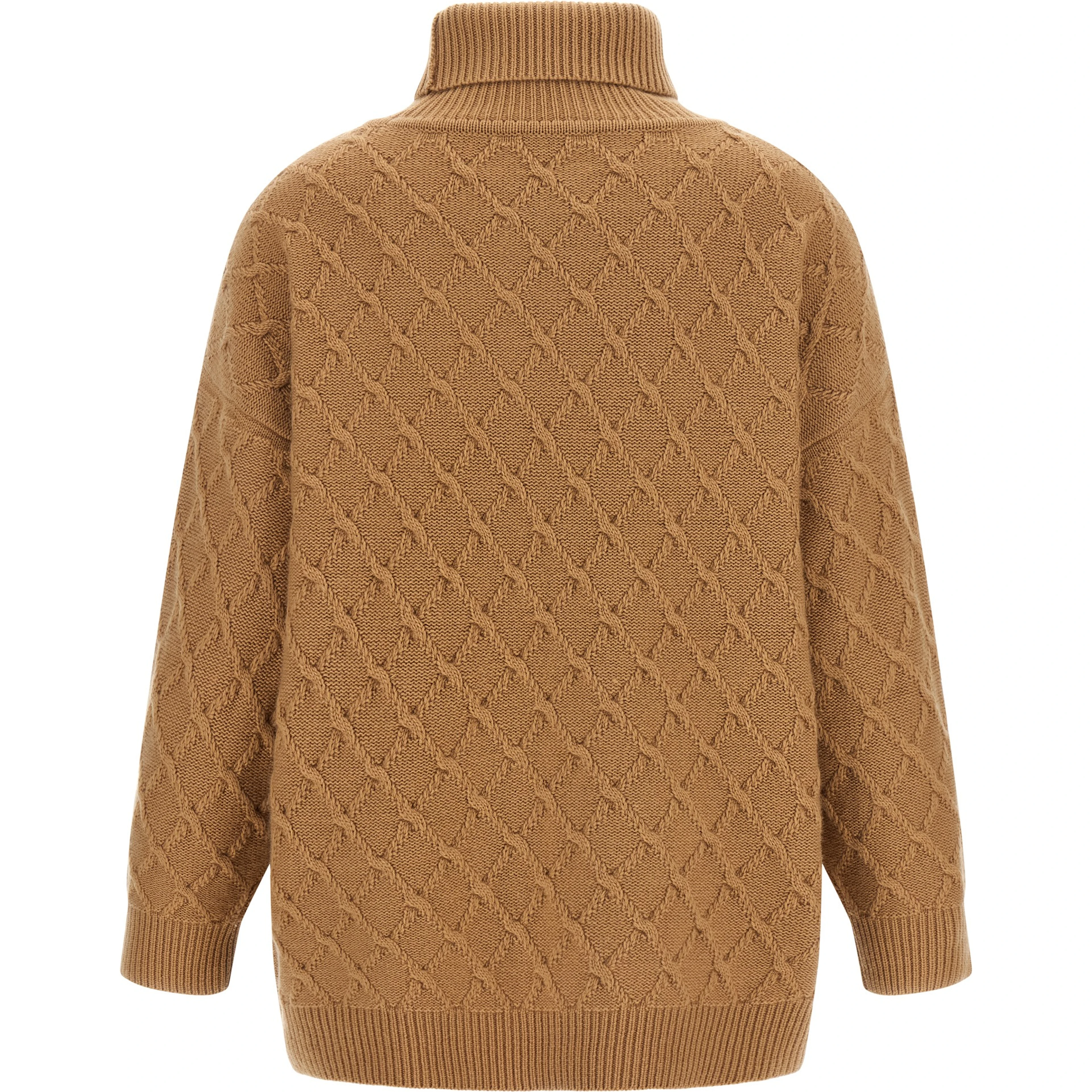 Beige Wool Cardigan