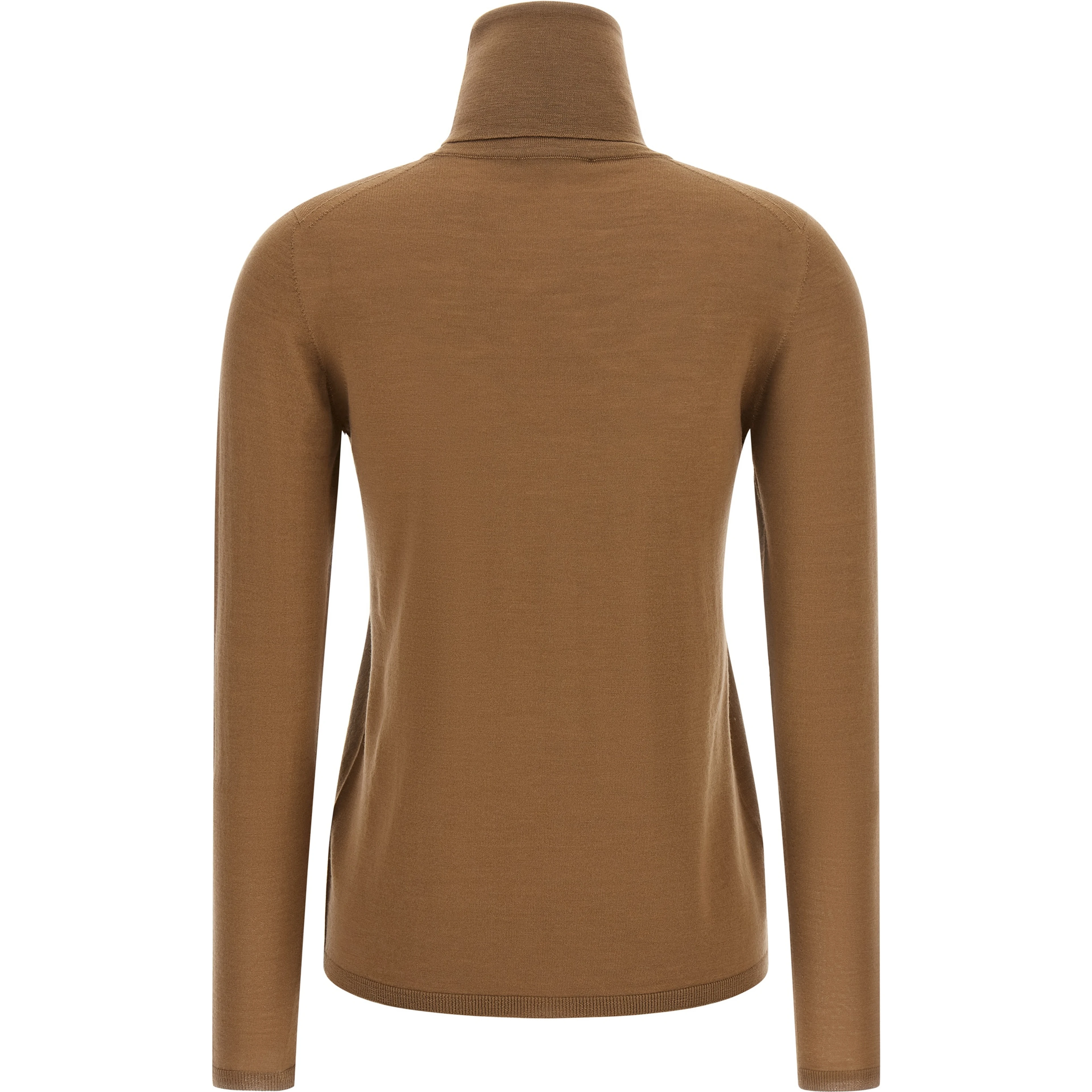 Beige Virgin Wool Cardigan
