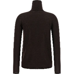 Brown Virgin Wool Cardigan