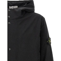 Black Polyester Shell Jacket