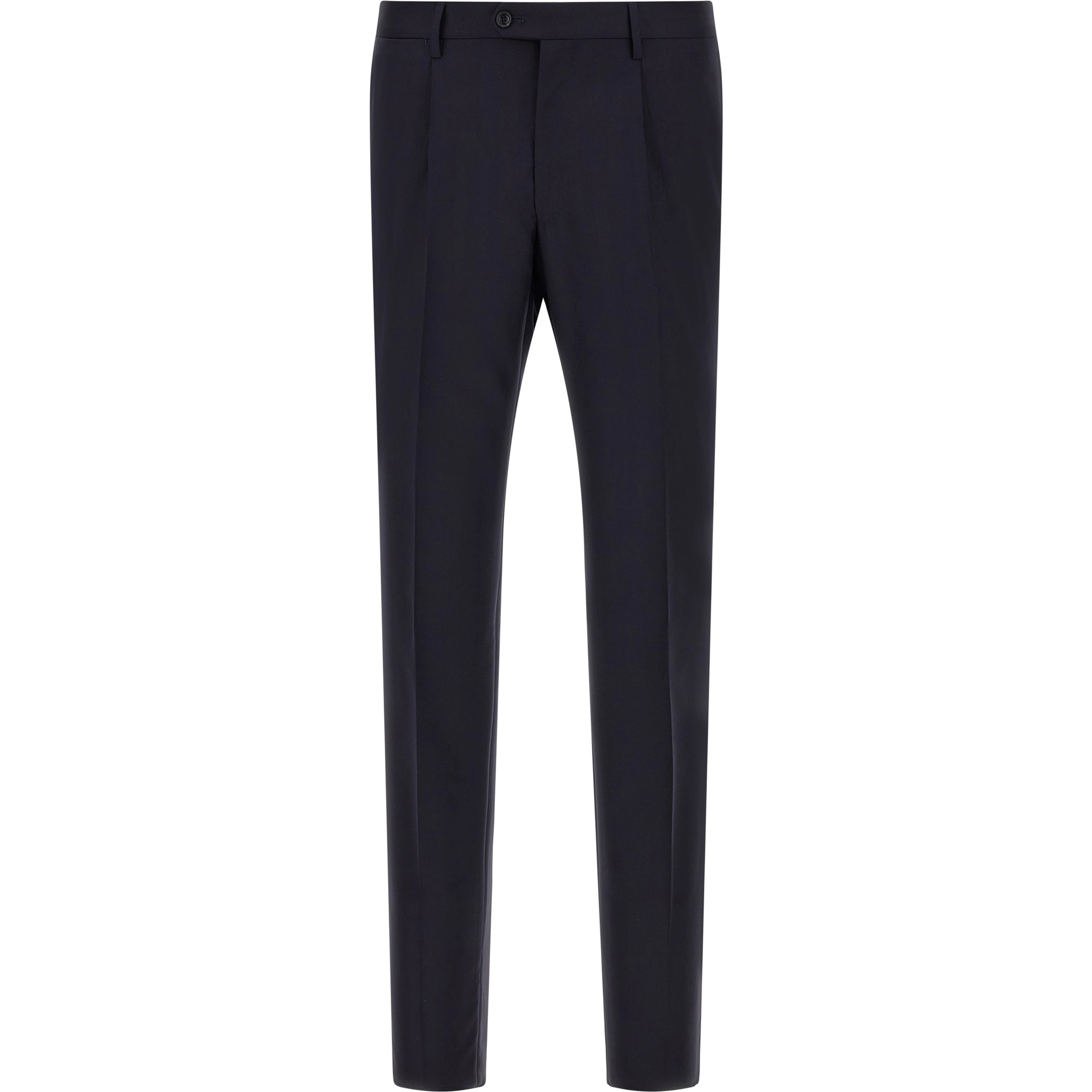 Blue Virgin Wool Two-Piece Suit