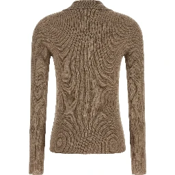 Beige Cashmere Polo Shirt