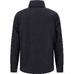 Blue Wool Full-Length Jacket