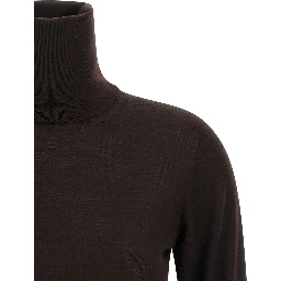 Brown Virgin Wool Cardigan