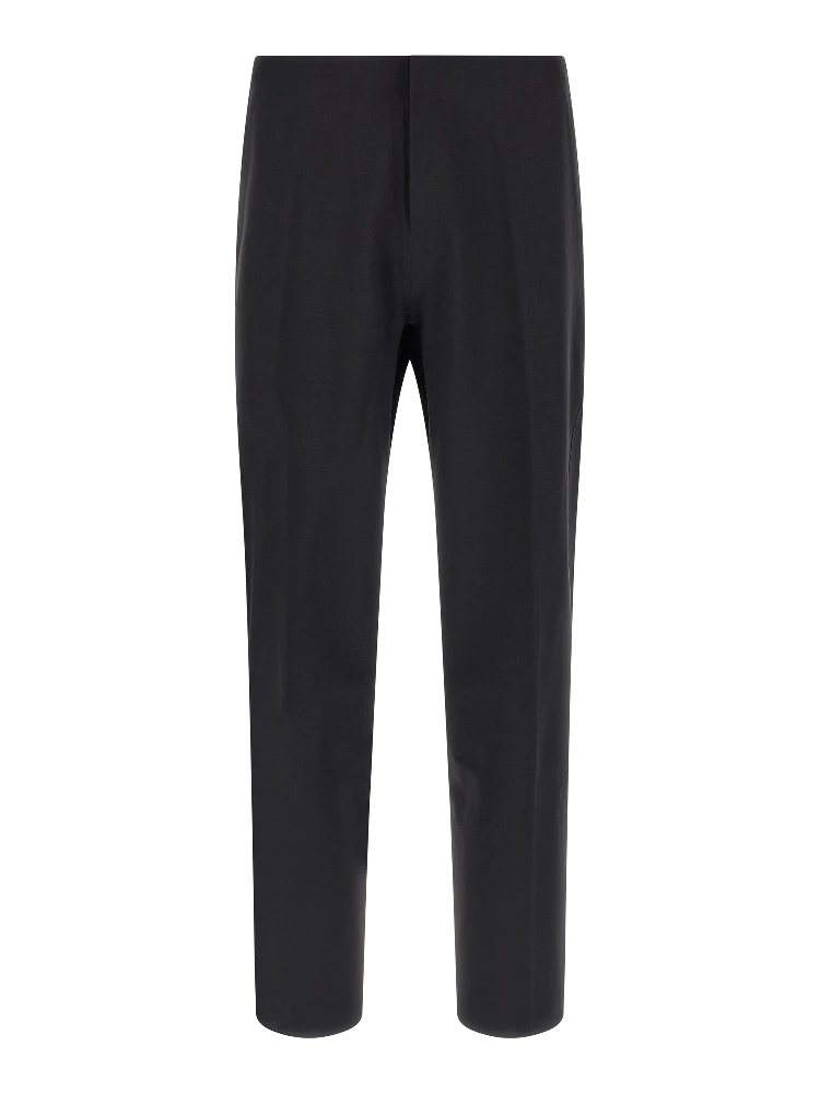 Black Nylon Athletic Pants