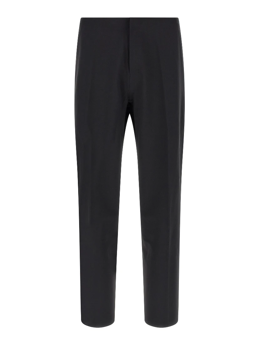 Black Nylon Athletic Pants
