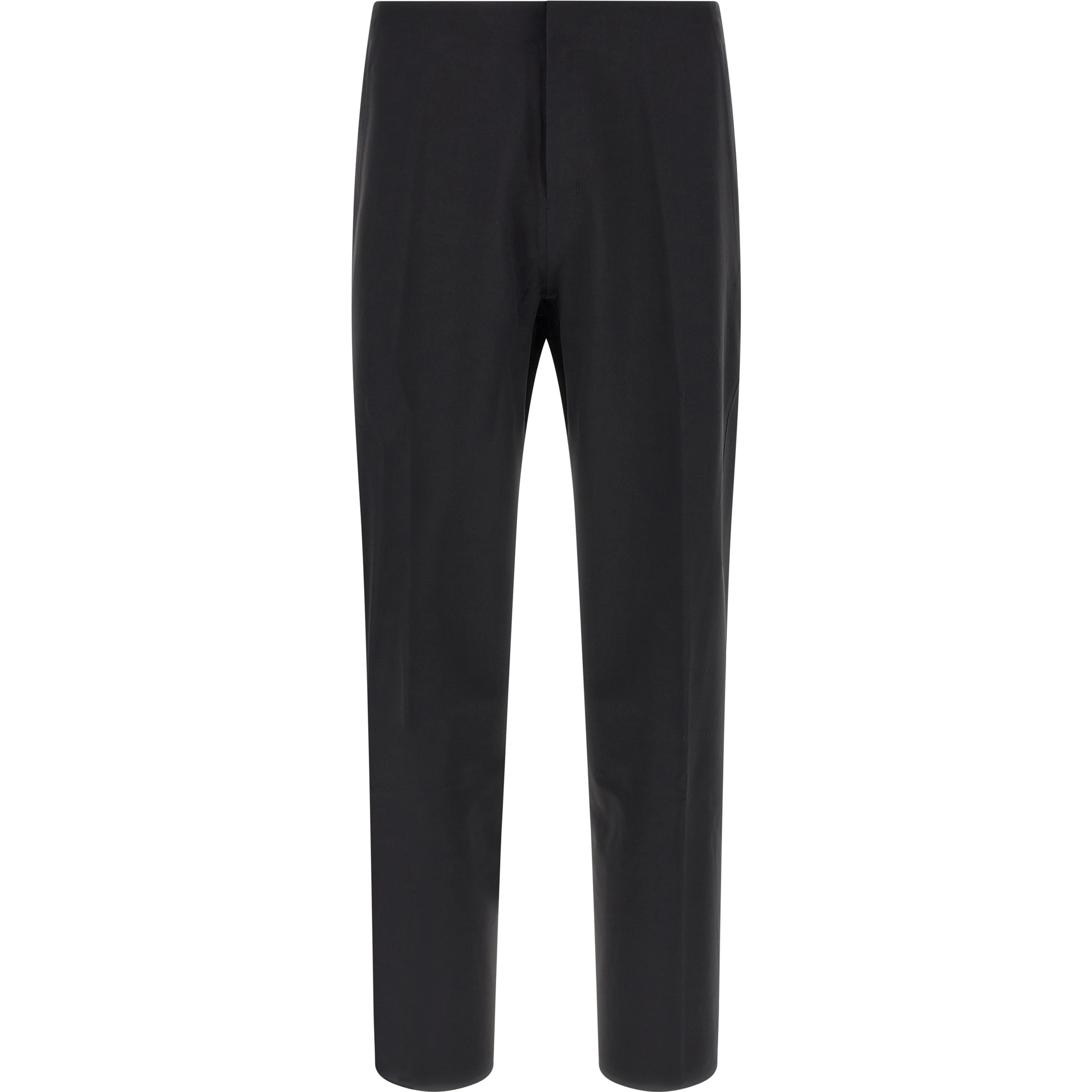 Black Nylon Athletic Pants