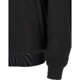 Black Polyester Shell Jacket