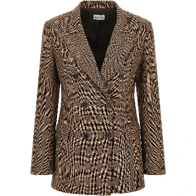 Brown Viscose Blazer