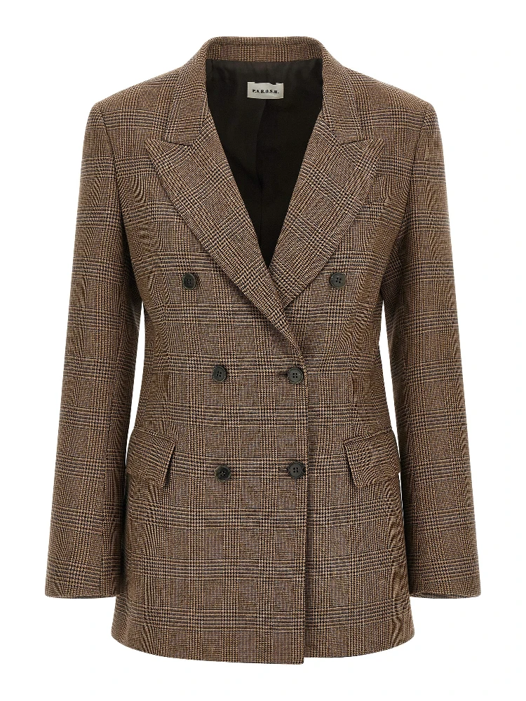 Brown Viscose Blazer