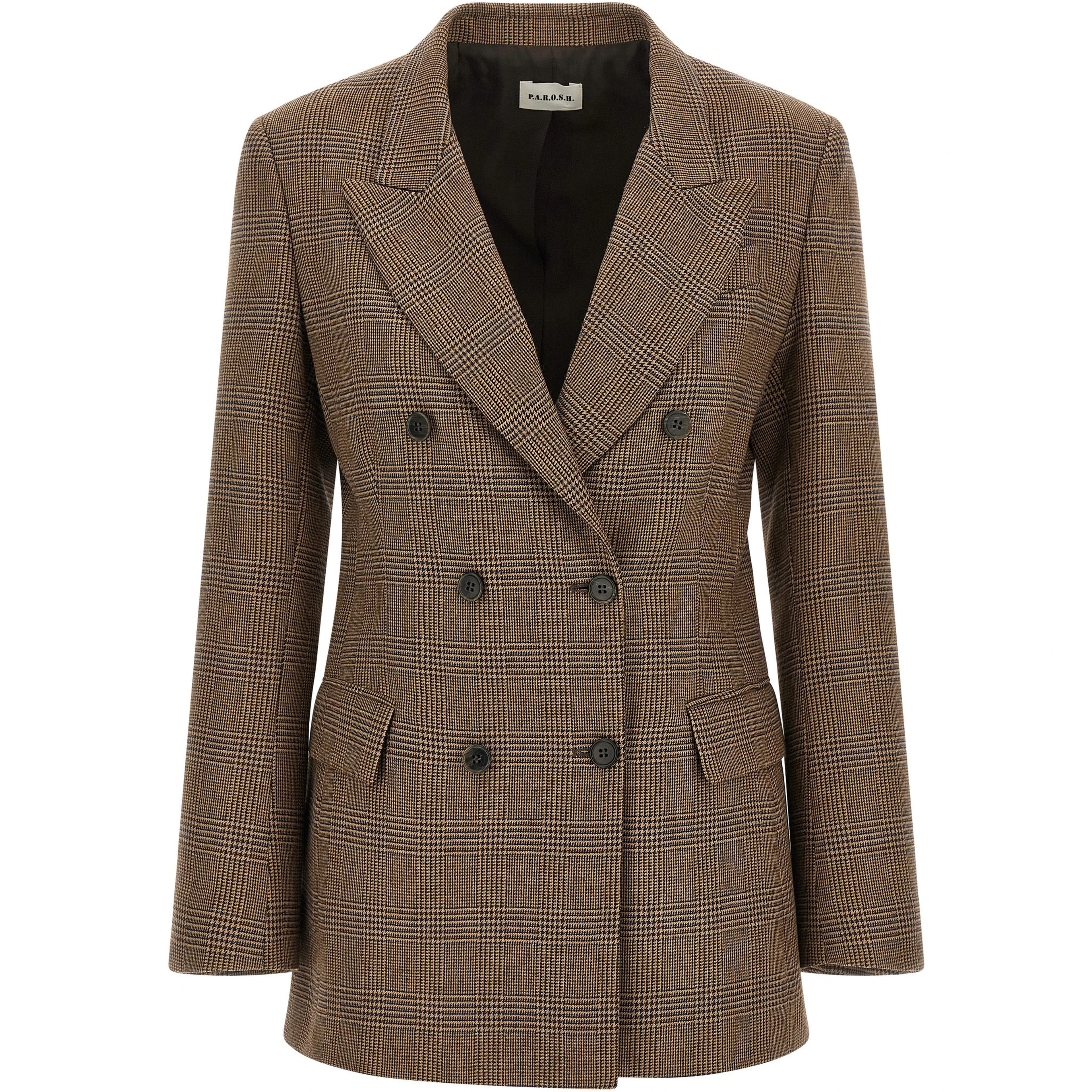 Brown Viscose Blazer