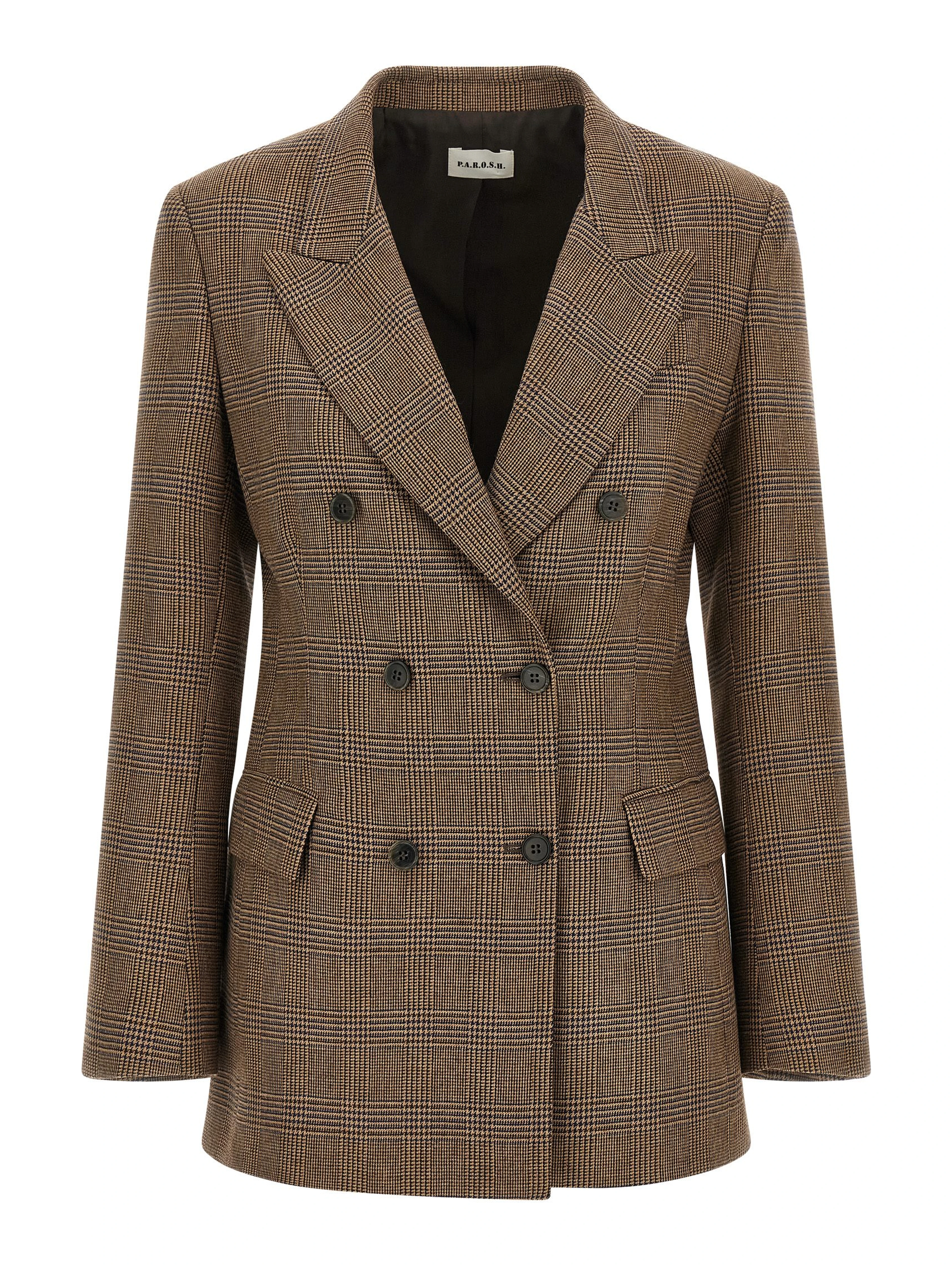 Brown Viscose Blazer