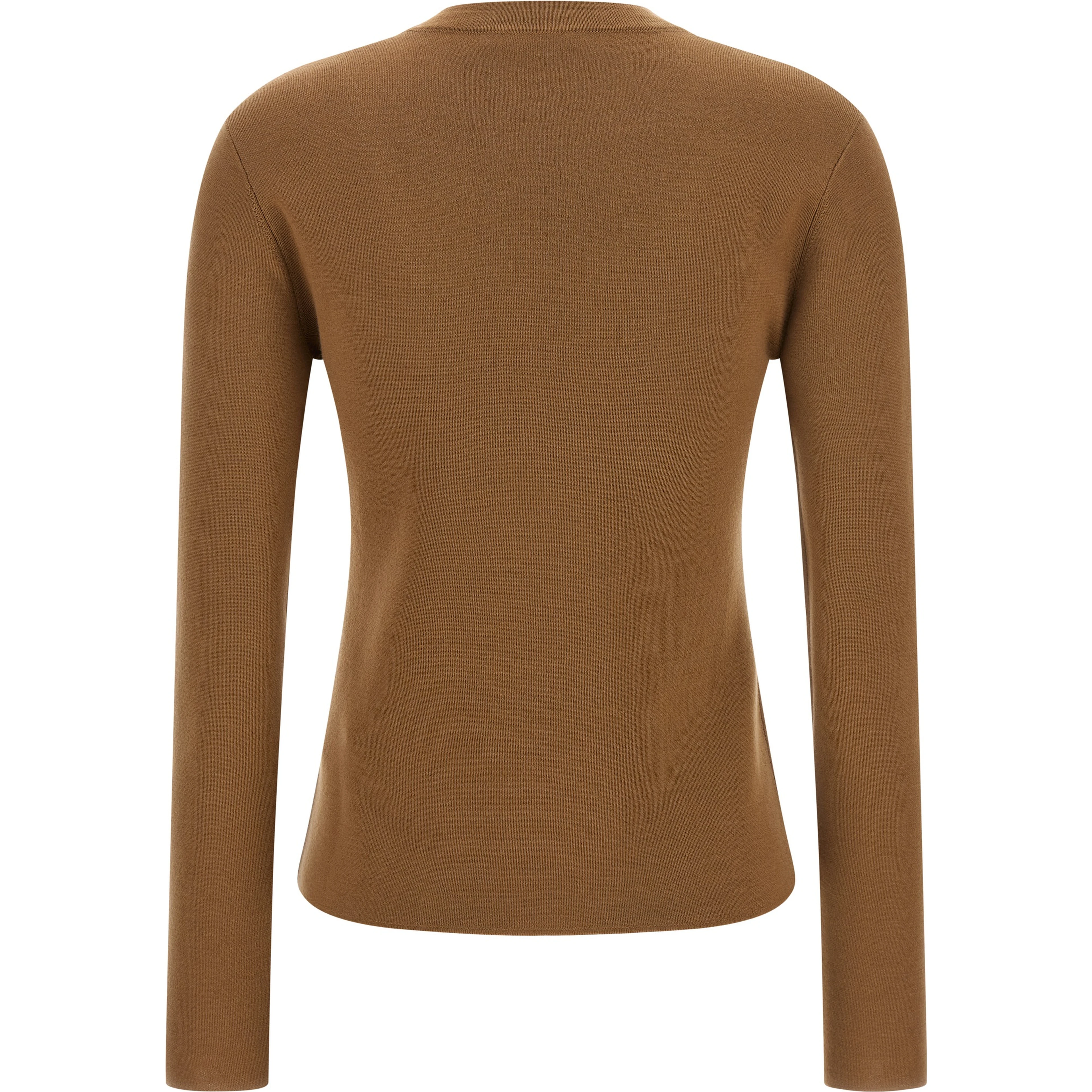 Beige Virgin Wool Cardigan