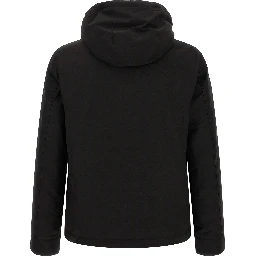 Black Wool Full-Length Jacket