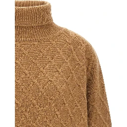 Beige Wool Cardigan