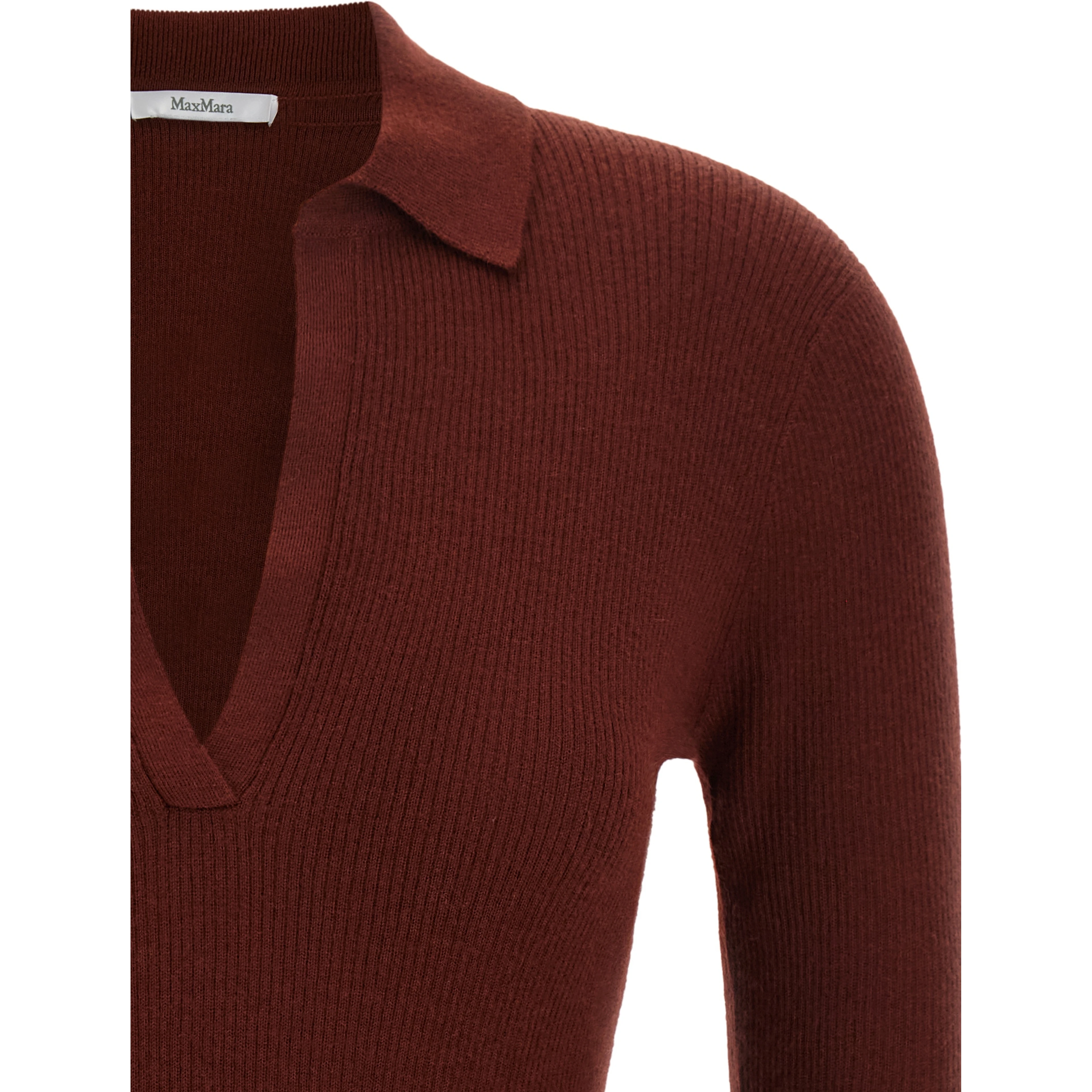 Bordeaux Cashmere Polo Shirt