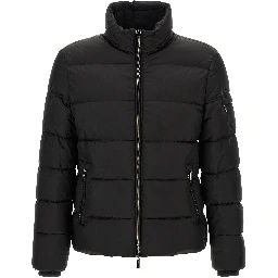 Black Wool Bomber