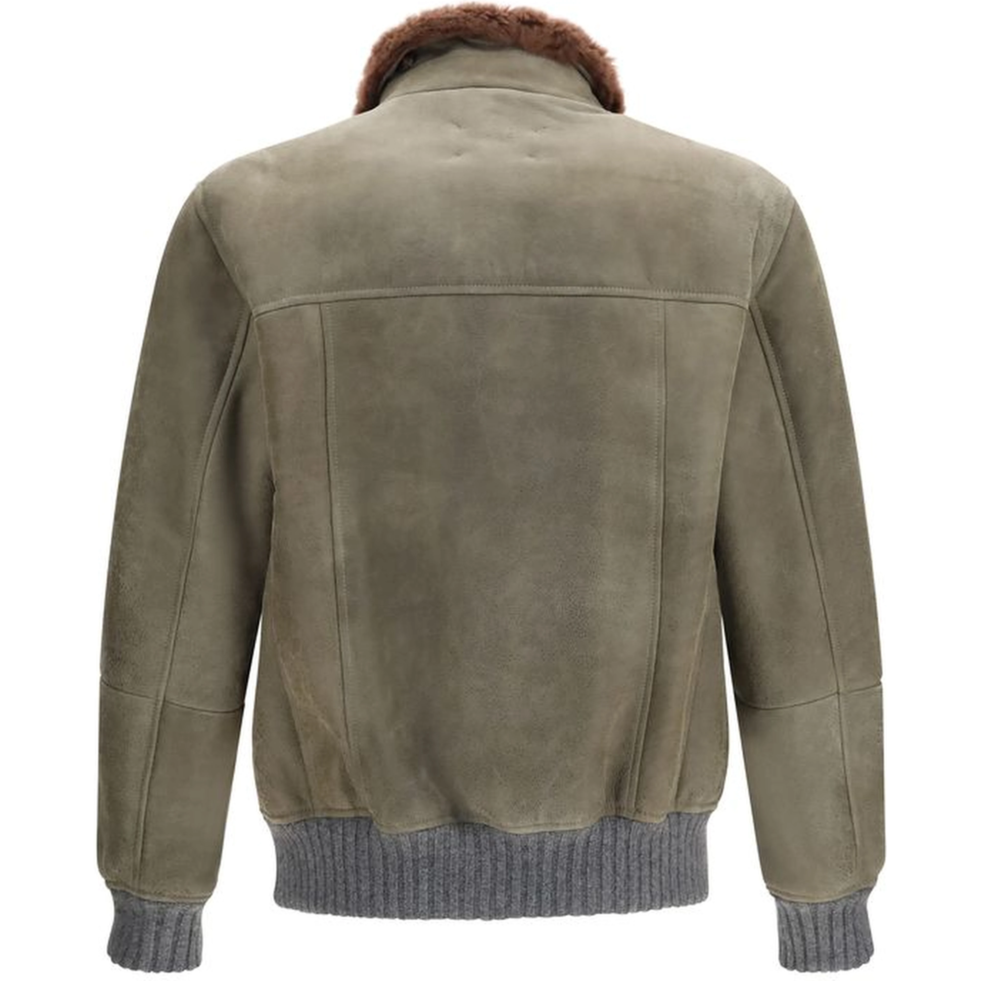 Bicolor Cashmere Bomber