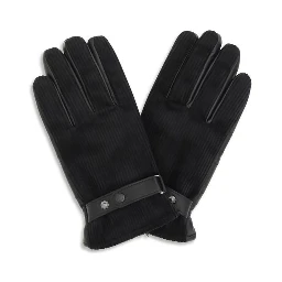 Black Calf Leather Bos Taurus Gloves