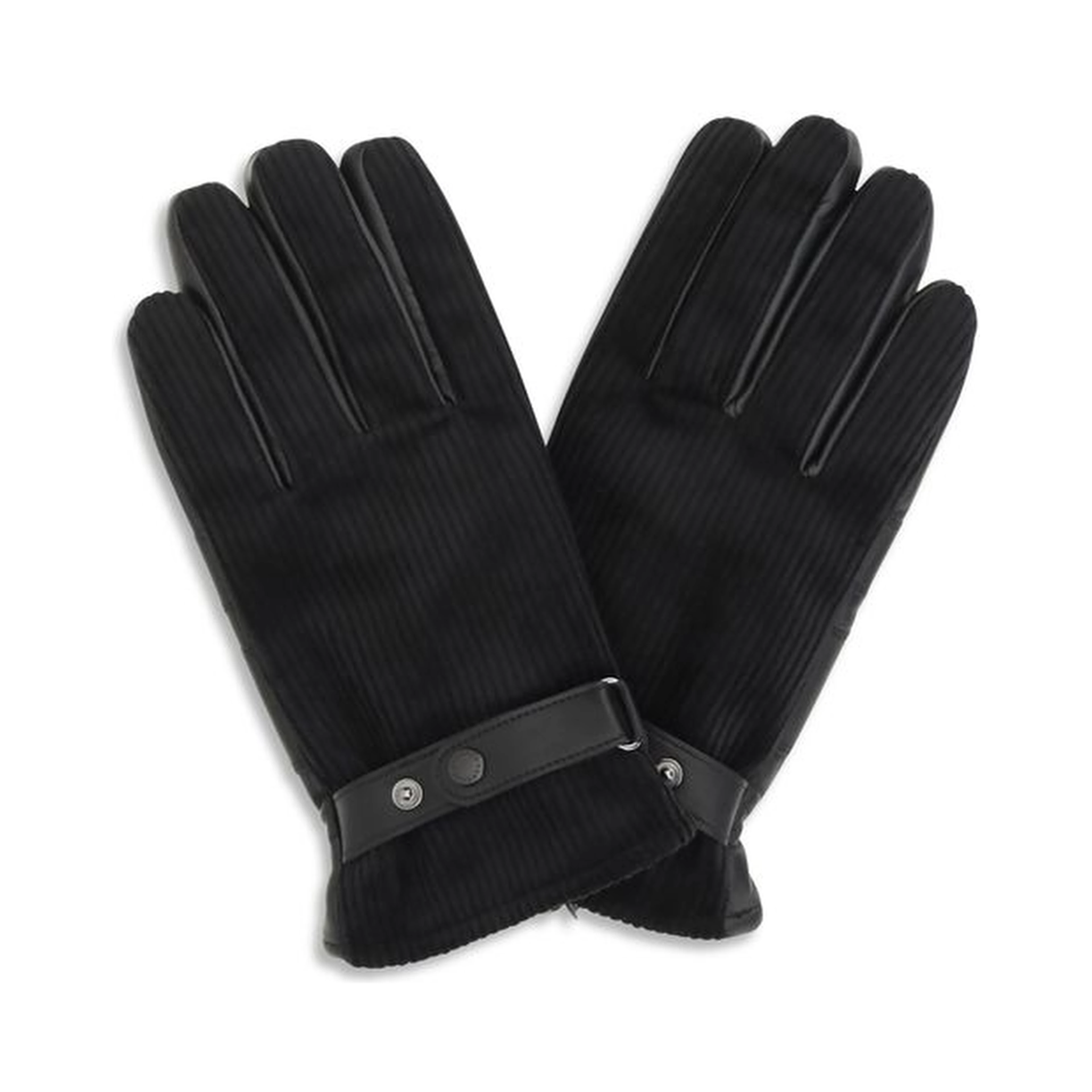 Black Calf Leather Bos Taurus Gloves