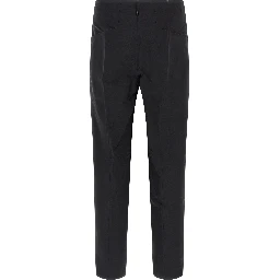 Black Nylon Athletic Pants