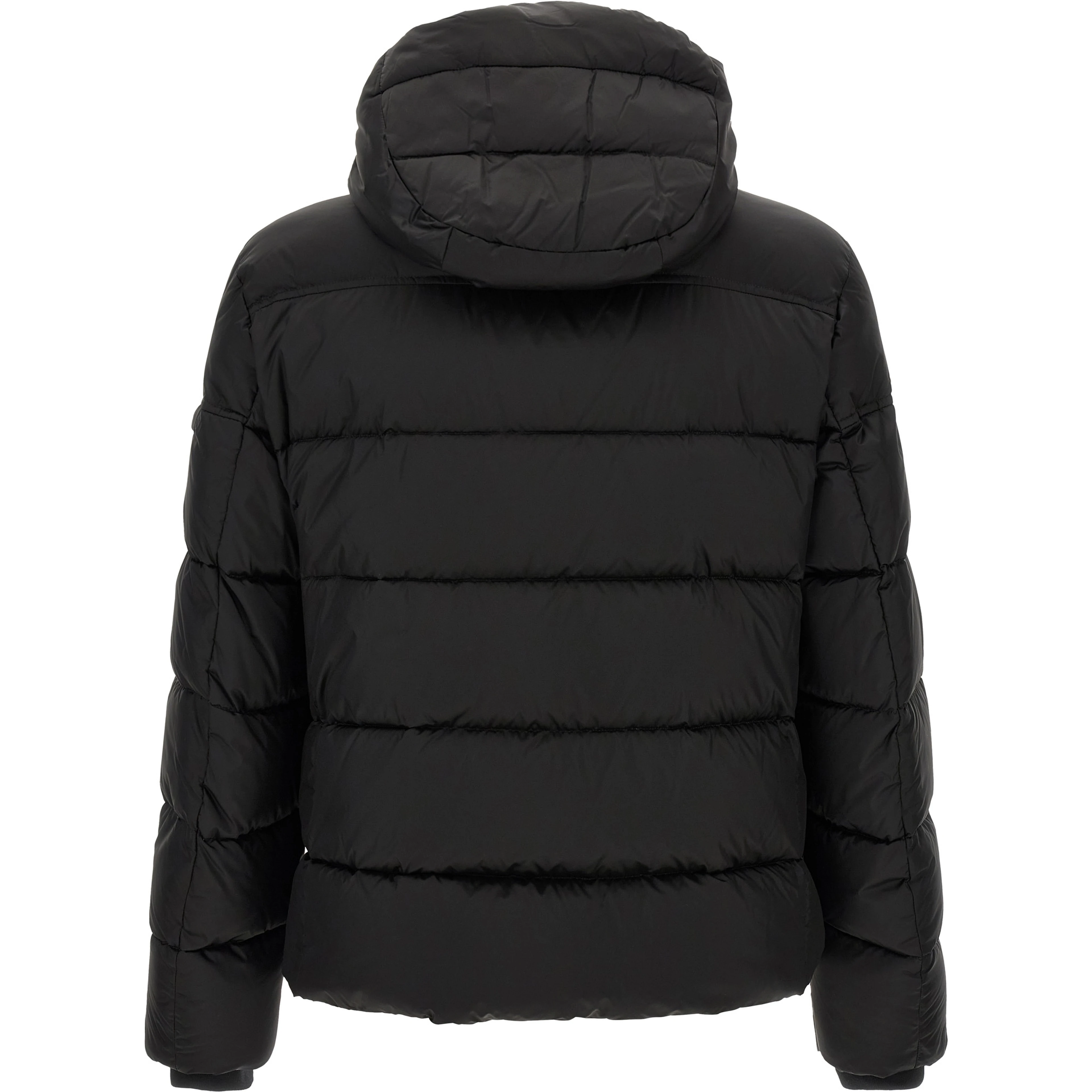 Black Wool Bomber