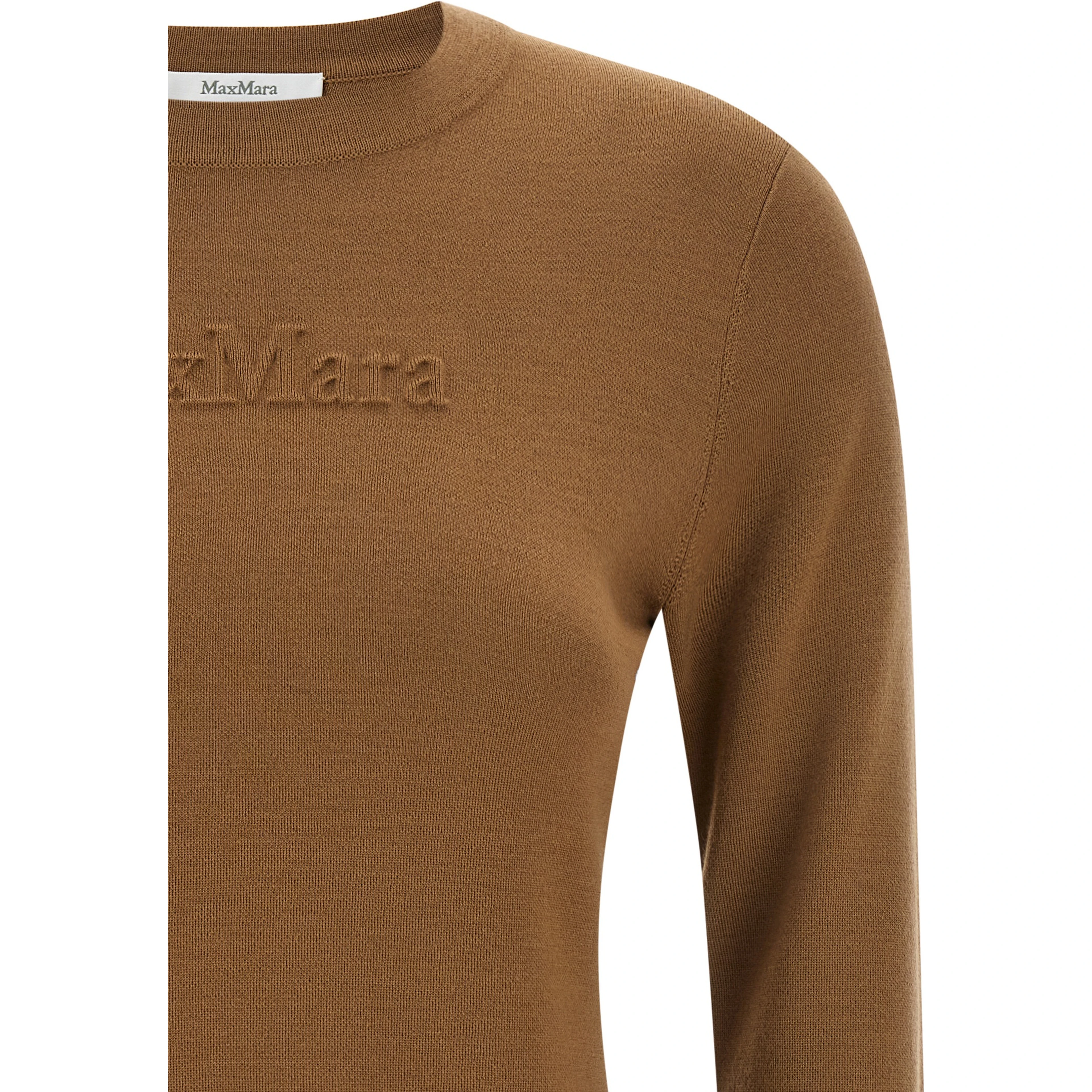 Beige Virgin Wool Cardigan