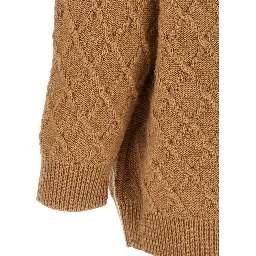 Beige Wool Cardigan