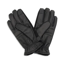 Black Calf Leather Bos Taurus Gloves