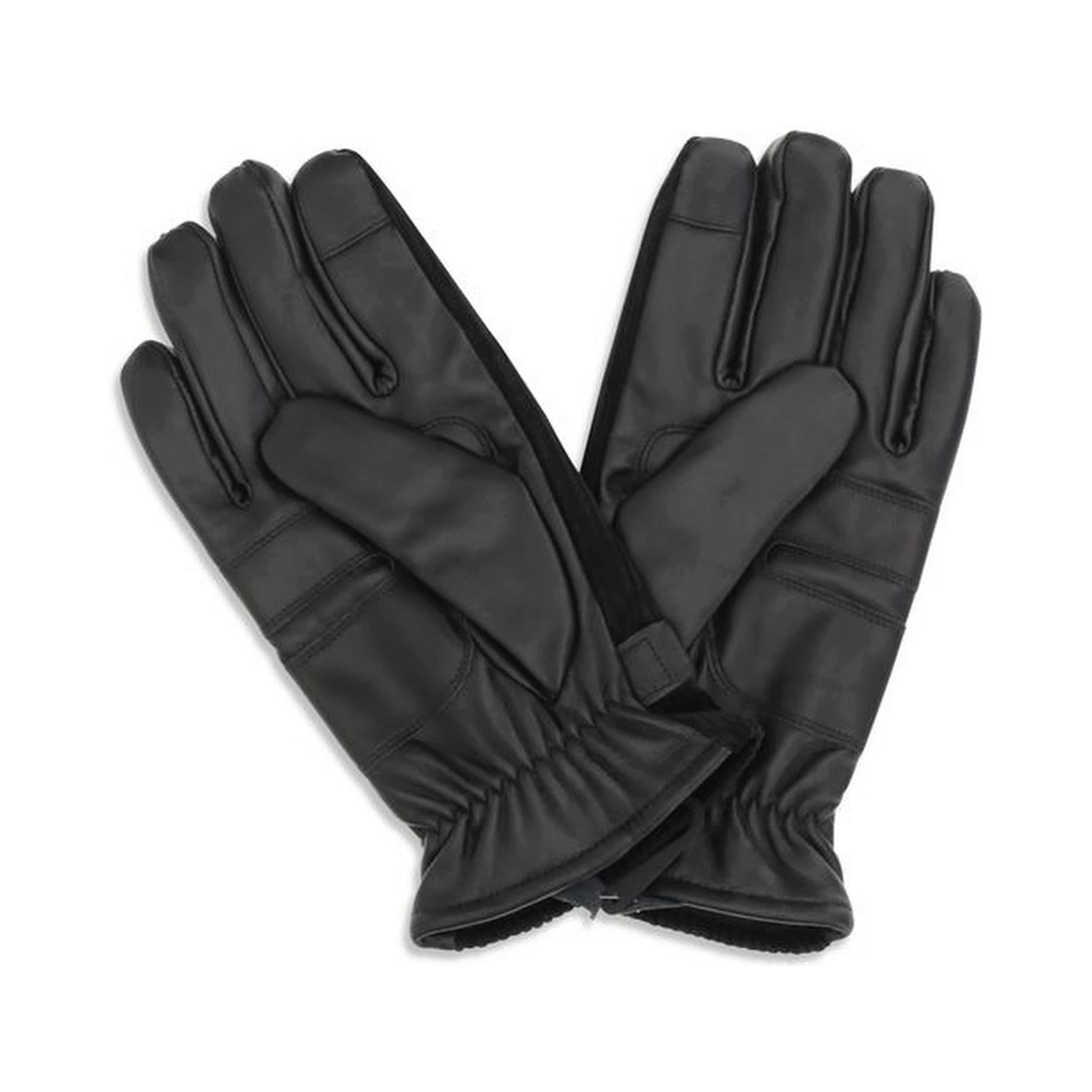 Black Calf Leather Bos Taurus Gloves