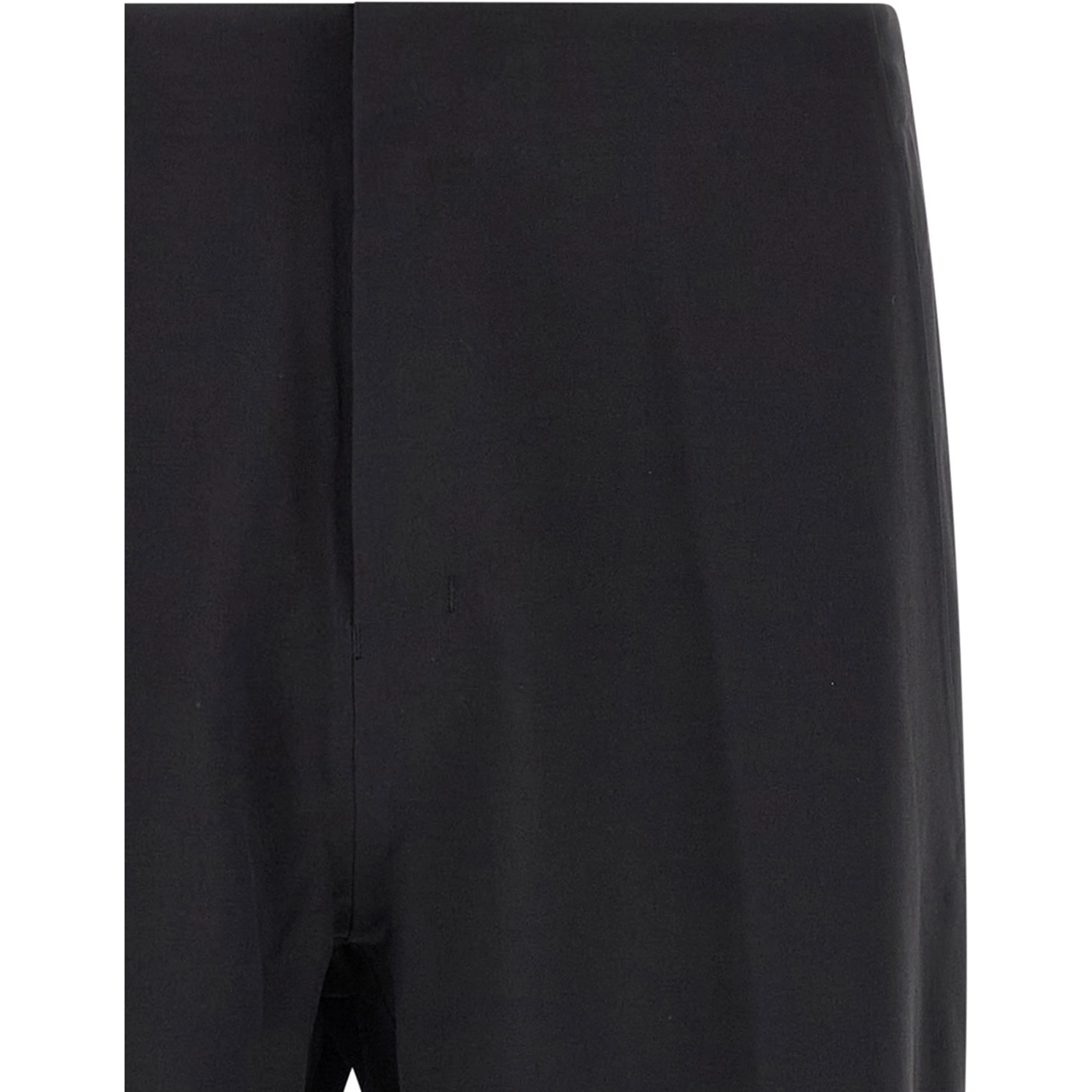 Black Nylon Athletic Pants
