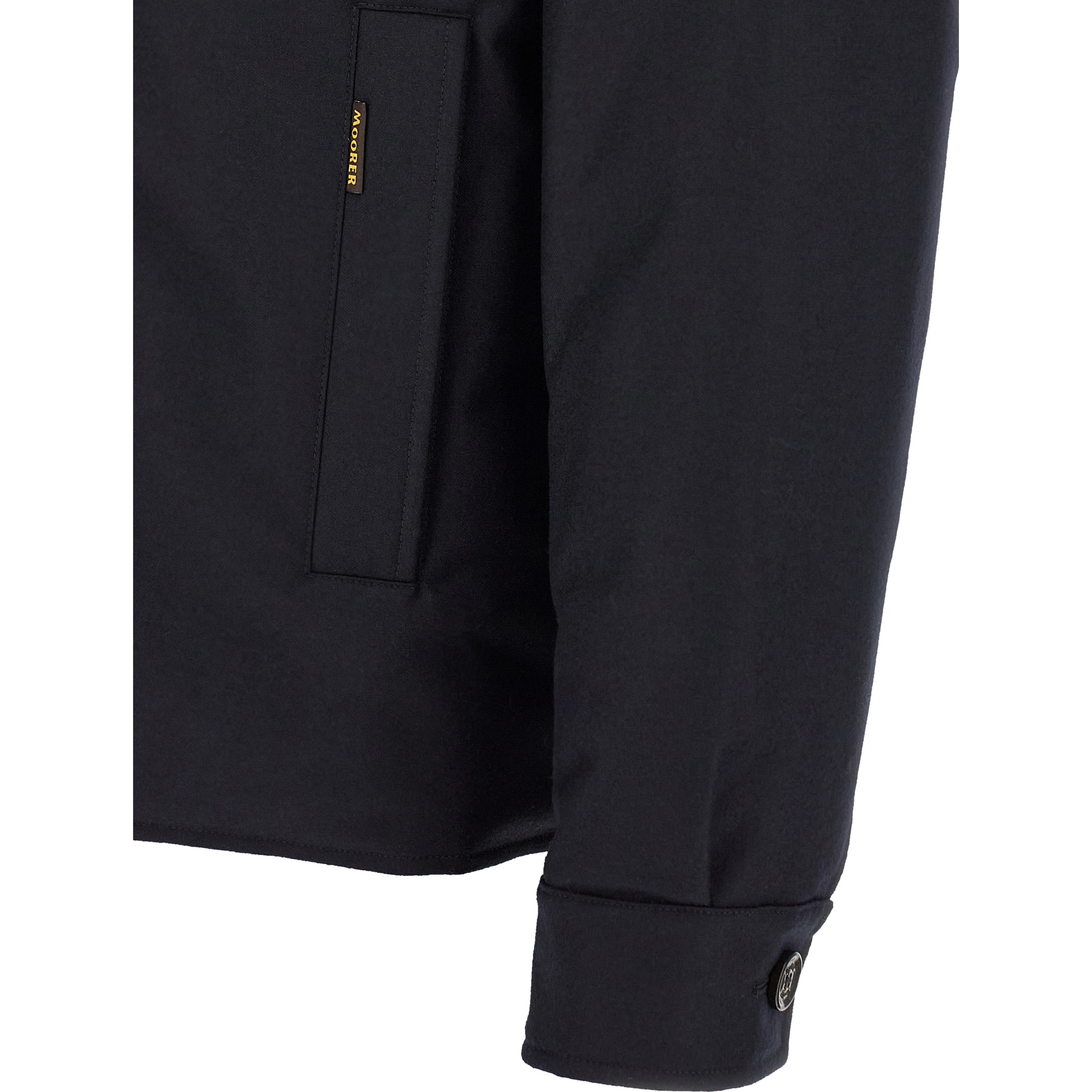 Blue Wool Full-Length Jacket