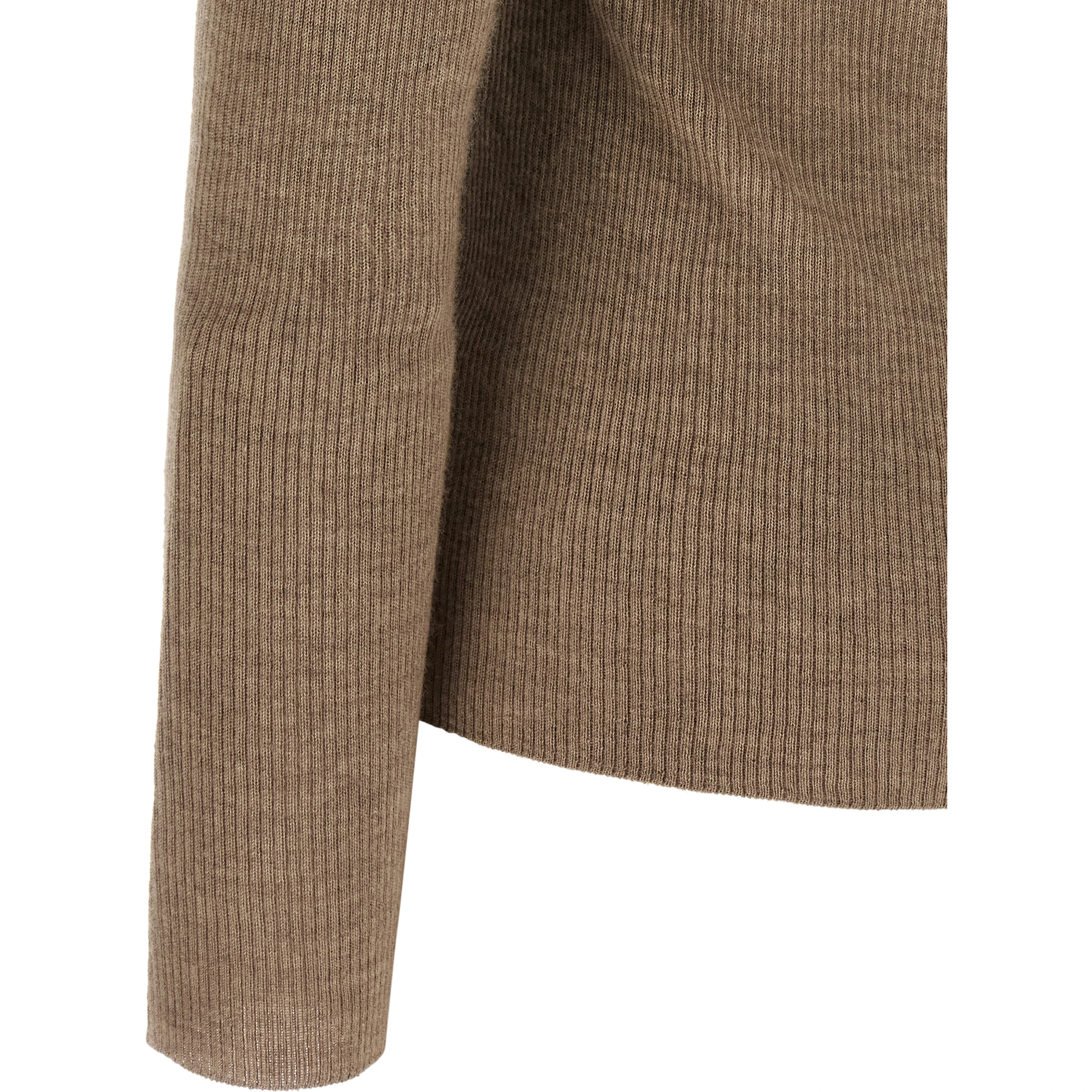 Beige Cashmere Polo Shirt